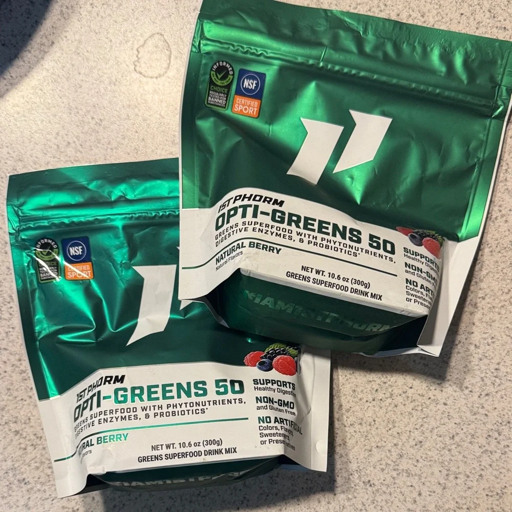 1st Phorm Opti-Greens 50 Greens Superfood Drink Mix - Green - Picture 1 of 1